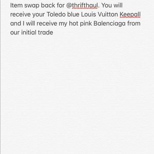 Swap back with @thrifthaul